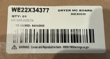 WE22X34377 GE  Main Board & Instructions OEM NEW Same Day Shipping