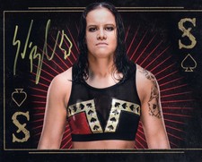 Shayna Baszler (metallic 8x10) WWE WWF NXT photo signed auto autographed
