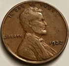 1932 Lincoln Wheat Cent Penny Semi Key Date Reverse Spot BN794