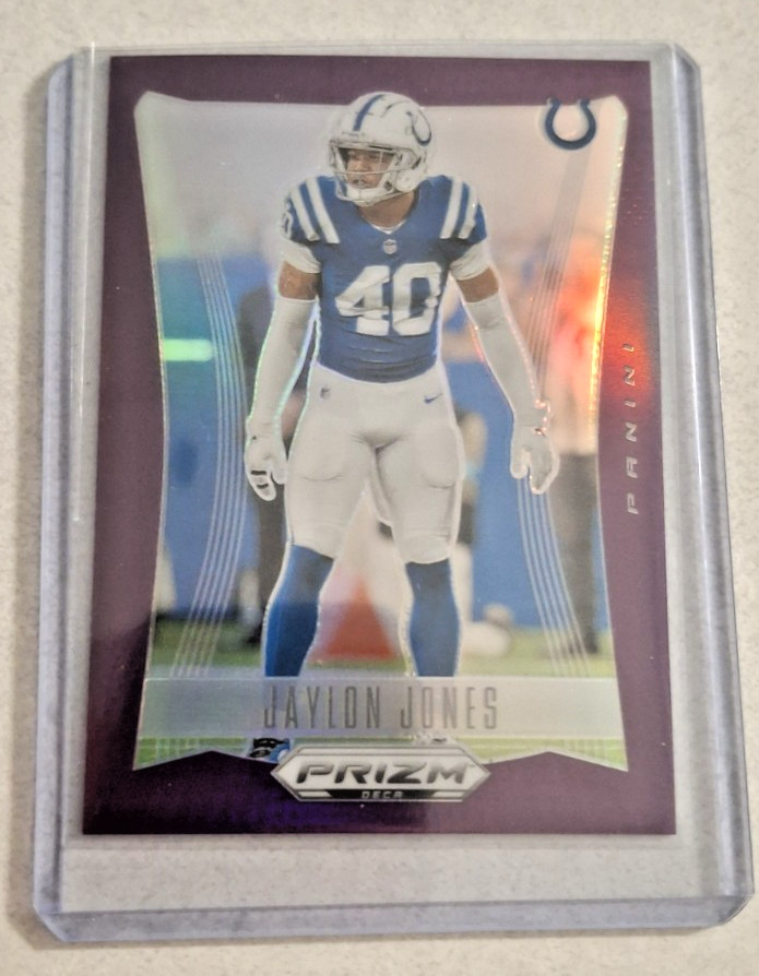 JAYLON JONES 57/99 - 2024 PANINI PRIZM DECA PURPLE INDIANAPOLIS COLTS