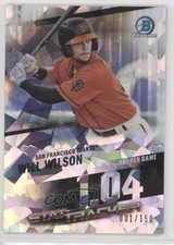 2020 Bowman Chrome Stat Tracker Atomic Refractor 1/150 Will Wilson #ST-17 fm0
