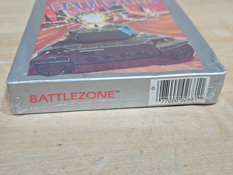 Vintage Battlezone (Atari 2600) NEW Sealed In Box 1987 Video Game CIB (Damage) - Image 4 of 4