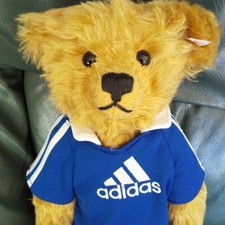 Steiff x Adidas Teddy Bear 2002 World Cup Japan Korea Plush Limited 1500