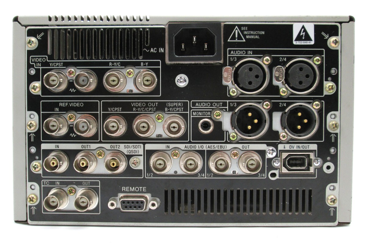 中古 SONY DSR-1500A 業務用 DVCAM レコーダー T3197250