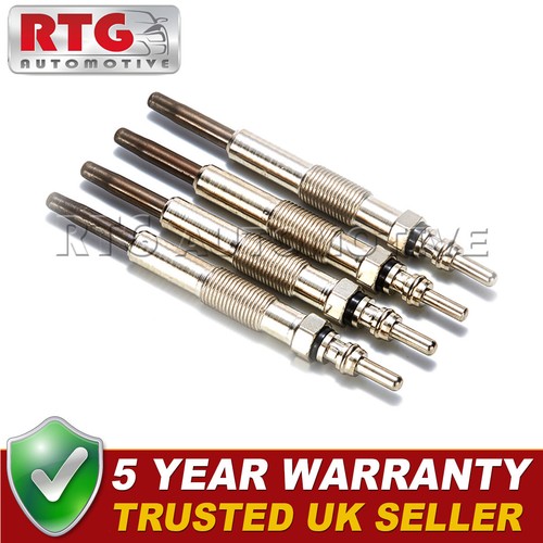4x Diesel Heater Glow Plugs For Dacia Renault Clio Kangoo Megane Scenic