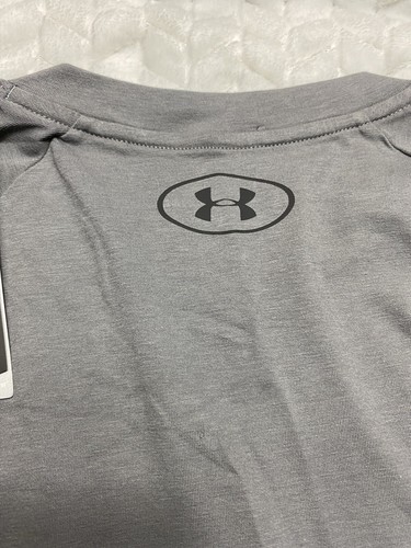 Under Armour Heat Gear Shirt Motivational Words Large Gray - Picture 6 of 6