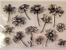Daisy clear stamps for DIY card making