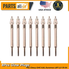 8Pcs Glow Plugs GlowPlug For Chevy GMC 6.6L Duramax LB7 LLY 01-04 97226202