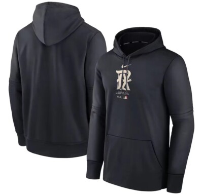 Nike Texas Rangers MLB City Connect Therma-Fit Pullover Hoodie NWT