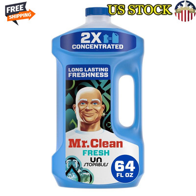 2X Concentrated Multi Surface All Purpose Cleaner 64oz Powerful Fresh Scent New