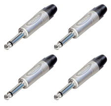 (4 PACK) NEUTRIK NP2X 1/4 Mono Cable Mount In...