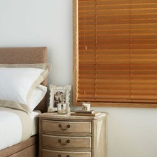 Blinds - Dark Pine Finish - Width 67.5cm Drop 110cm FREE POSTAGE