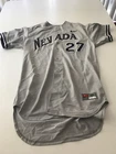 Game Worn Used Nevada Wolfpack Baseball Jersey Nike Size 48 #27