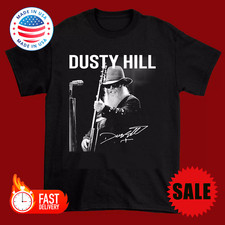 Dusty Hill ZZ TOP Signature Black Men T- Shirt Gift Fans Size S to 5XL
