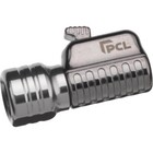 PCL TYRE VALVE CLIP ON STRAIGHT AIR HOSE CONNECTOR 1/4" BSP INLET CH2A01