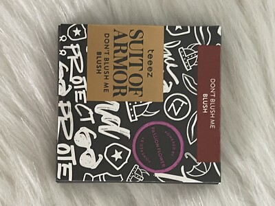 Teeez Cosmetics Suit Of Armor Don't Blush Me Blusher 0.14oz/4g sealed NIB