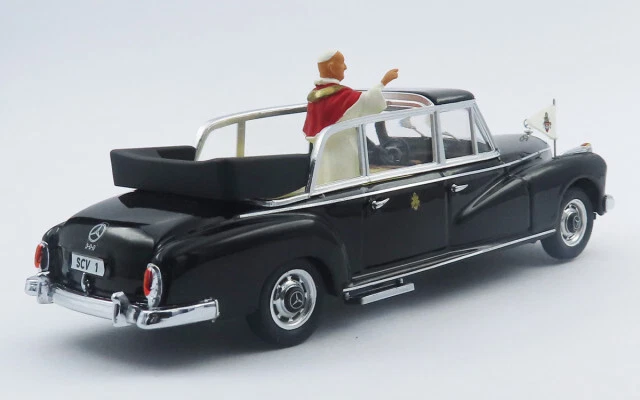 Mercedes 300D Papa Giovanni XXIII 1960  1/43 RIO4100/2P RIO MADE IN ITALY - Immagine 3 di 3
