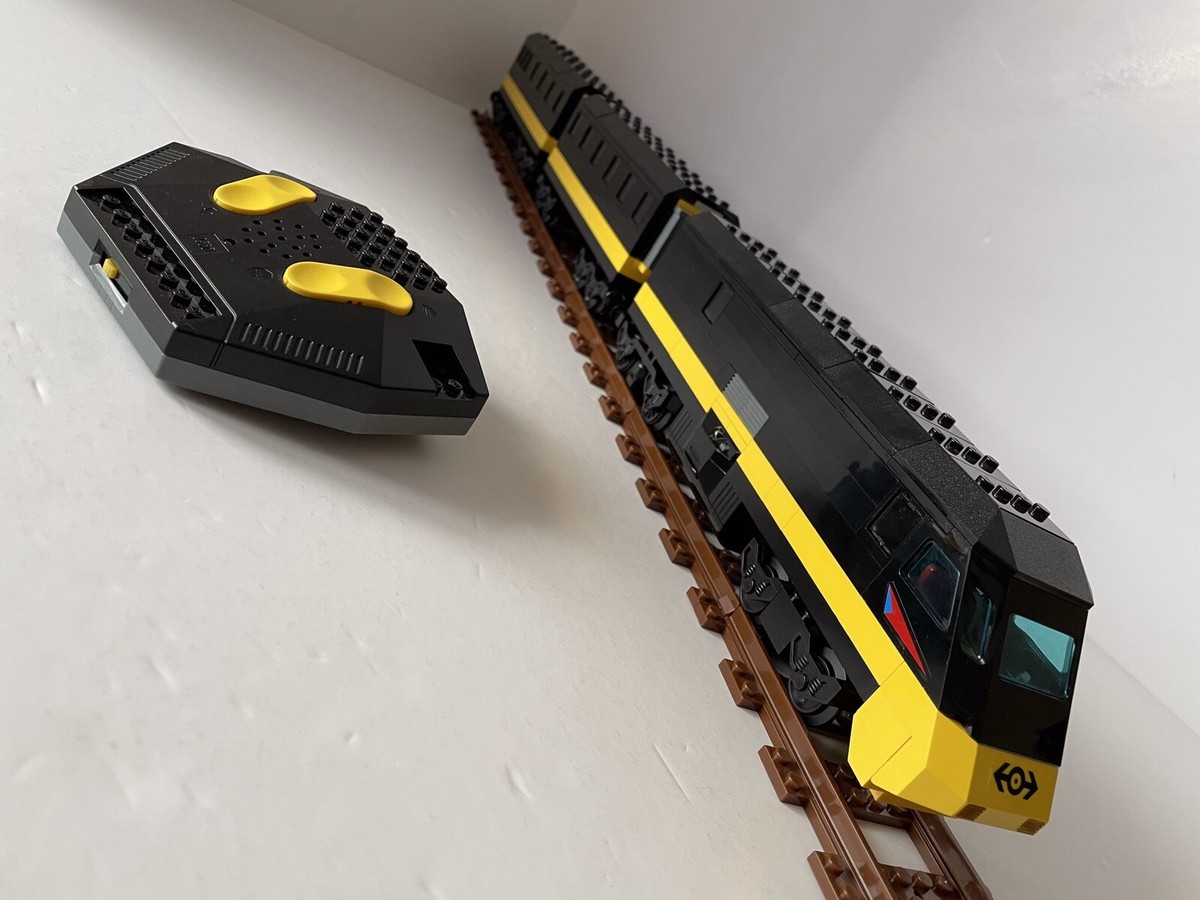 Lego 4559 Systems Cargo Railway conversion to Intercity 125 RC passenger  train