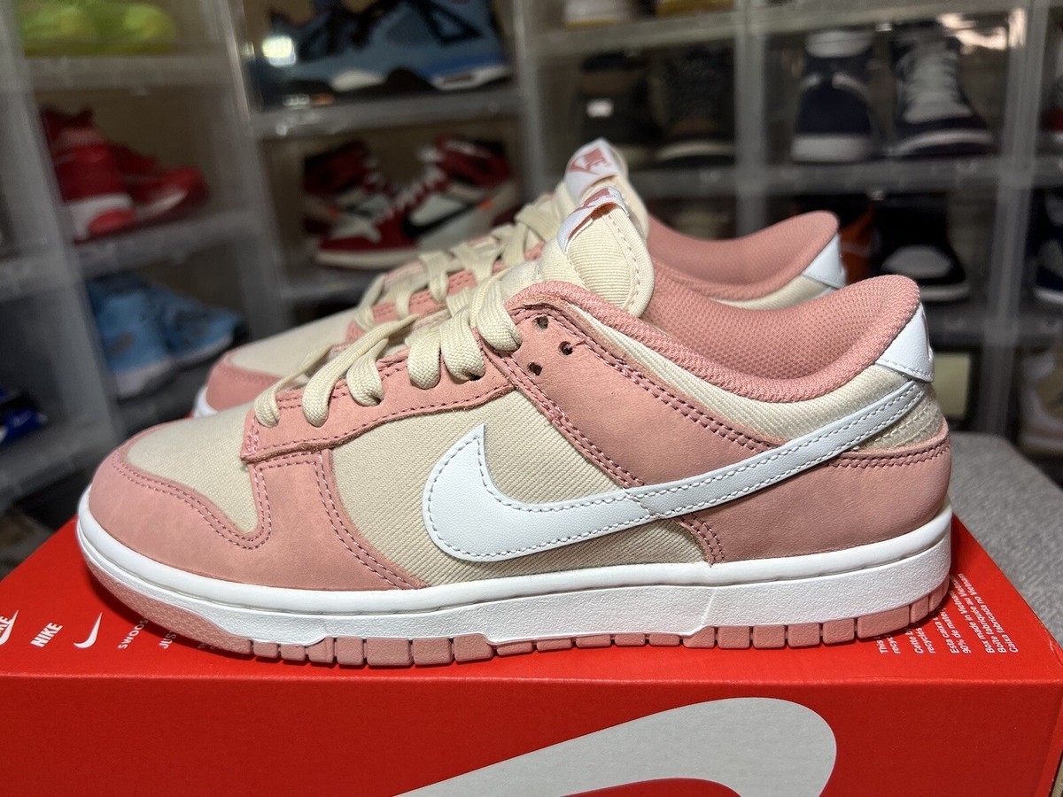 Size 7.5 - Nike Dunk Premium Low Red Stardust FB8895 601 (NO LID