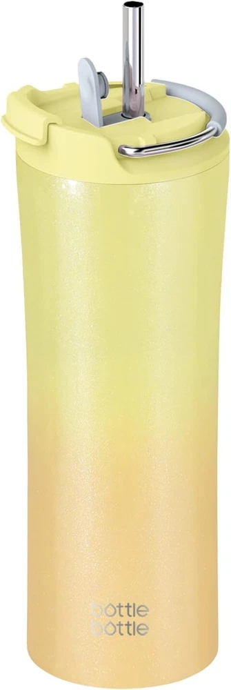 Tumbler 600ml Vacuum Insulated Thermal Insulated Stainless Steel Straw Direct Dr