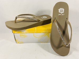 yellow box jello flip flops