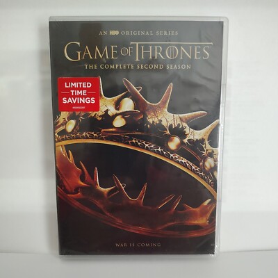 Game of Thrones: The Complete Second Season 2 Two - (DVD Set NEW Sealed)