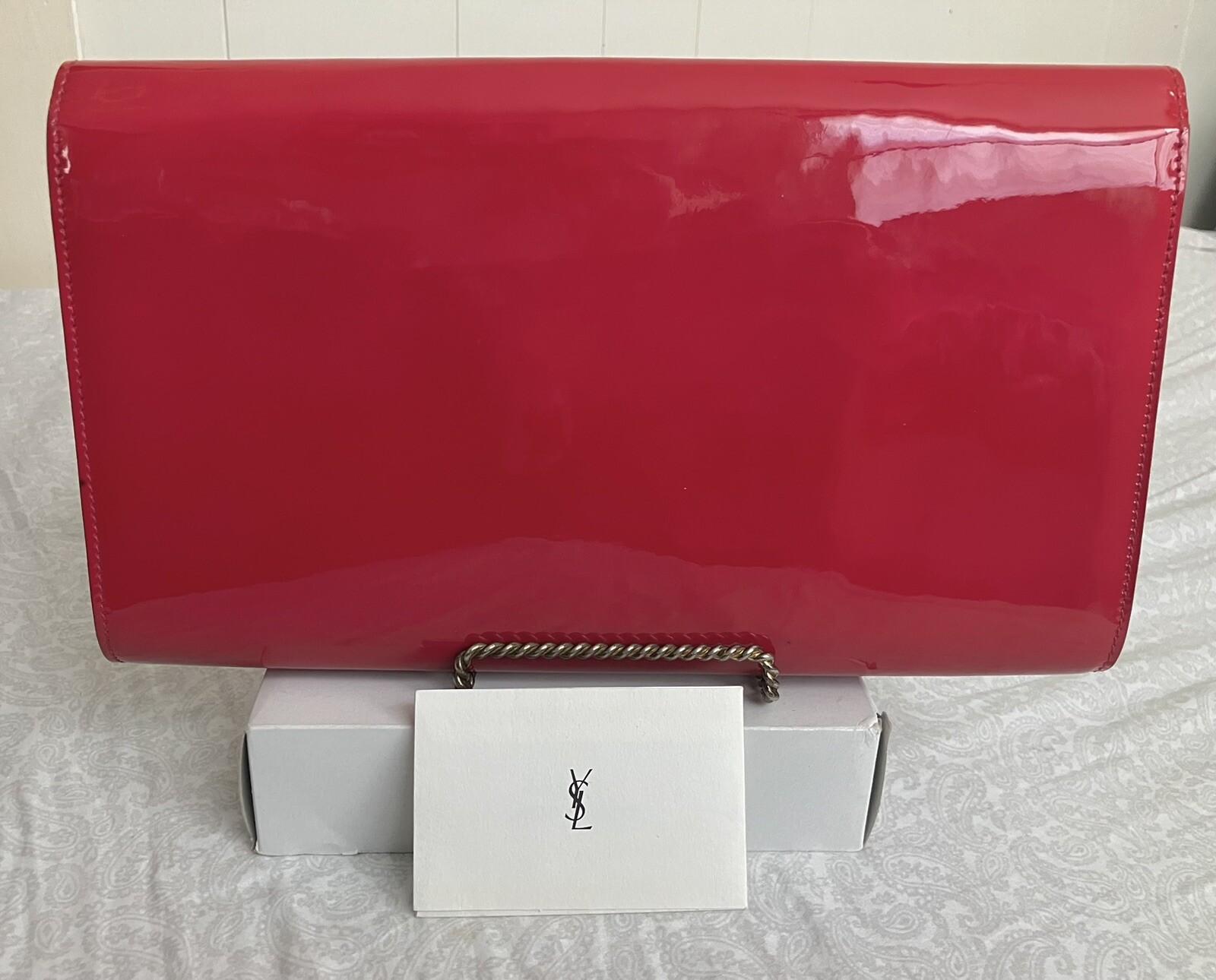 authentic-saint-laurent-hot-pink-patent-leather-clutch-gem