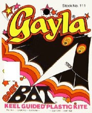 GAYLA  42"x22" Baby Bat Delta Wing Kite GAY111-NEW