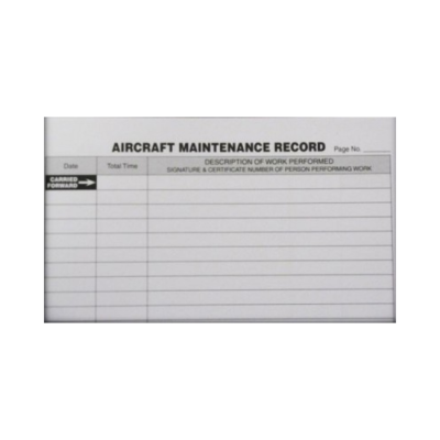 Aircraft Airframe Log Sheet Aircraft Engine Logbook: Aircraft Engine