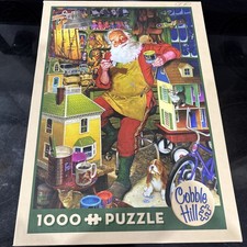 Cobble Hill 1000-Piece Santa s Workshop Puzzle 19.25 x26.625