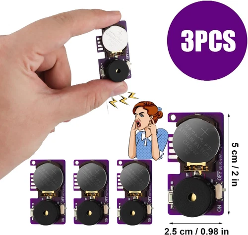 3 PACK Prank Device Cricket Noise Maker Prank Beeping for Several Months Hidden - Bild 1 von 10