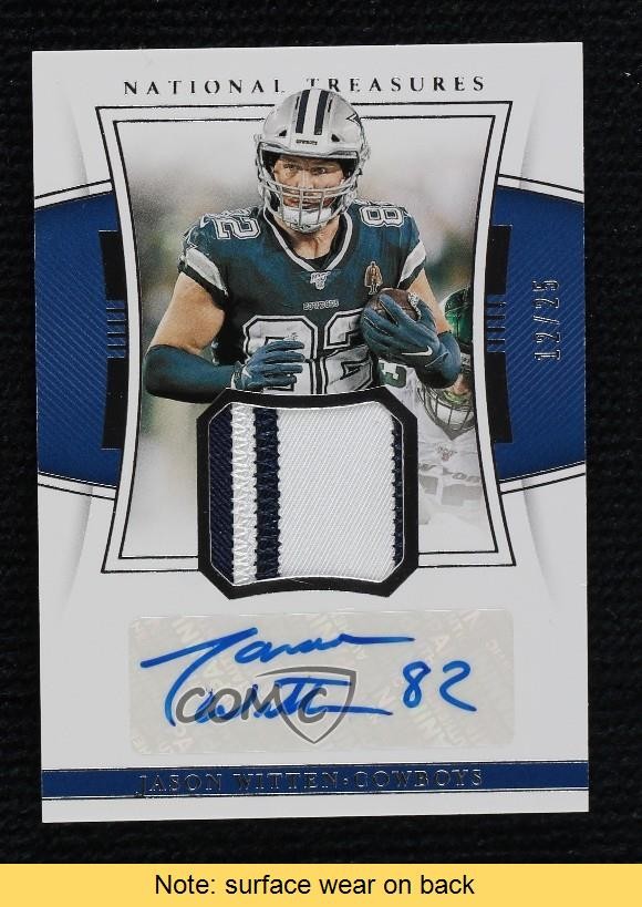 2019 National Treasures Material Signatures 12/25 Jason Witten Auto READ 1q7k