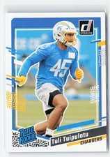 TULI TUIPULOTU #354 2023 PANINI DONRUSS CHARGERS ROOKIE