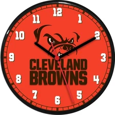 12.25" Cleveland Browns NFL Football Wall Clock