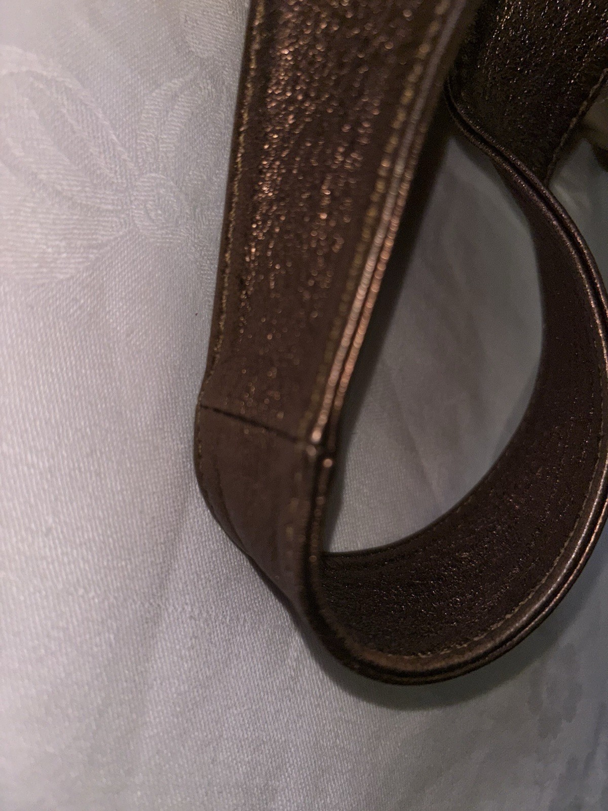 JOHNNI ASHLEY Metallic Patchwork Leather Hobo Bag… - image 4