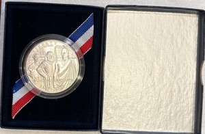 Jamestown SILVER UNCIRCULATED US Mint 400th Anniv.  Silver Dollar