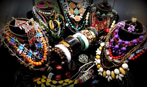 Estate Jewelry Lot Costume New & Vintage 925 claps Great For Redesign Craft Junk