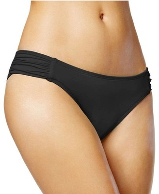 Bar III Tab-Side Hipster Bikini Swim Bottom Size XL Black 