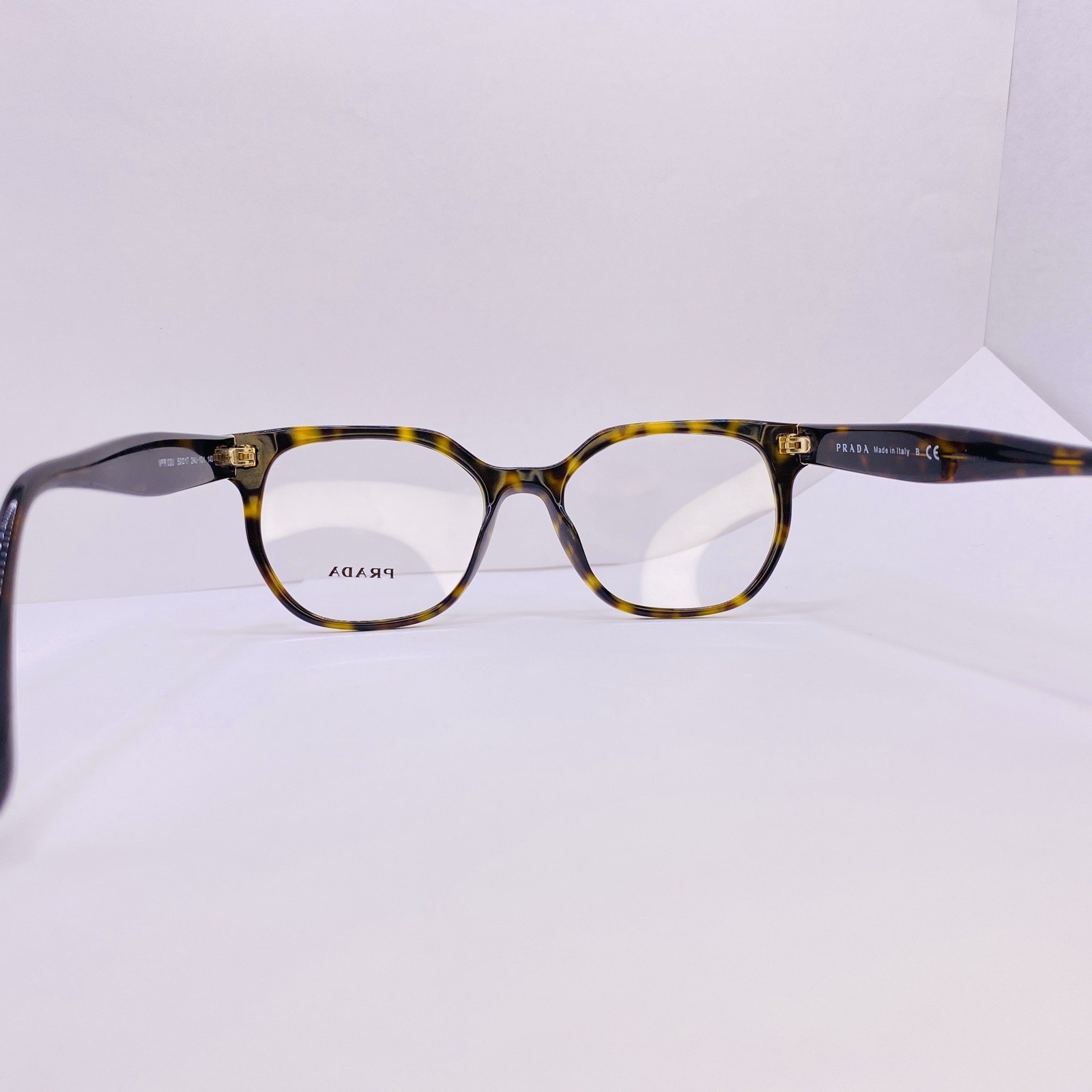 Prada Milano Eyeglasses Frames VPR 02U 2AU-1O1 50 [] 17 140 MM Havana Tortoise thumbnail 10