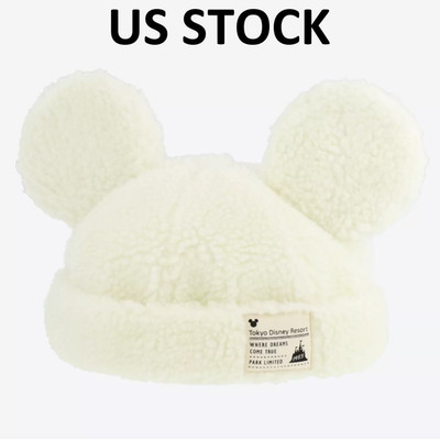 Tokyo Disney Winter Fuzzy Fleece Hood Hat New Fluffy Mickey Apparel Coming to Tokyo Disney Resort  main image 4