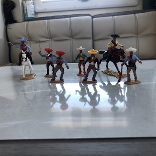 Timpo Toys Mexikaner Konvolut Vintage Figuren