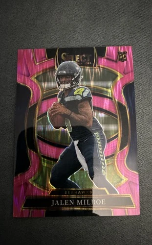 2025 Panini Select - Concourse Jalen Milroe #14 Pink Shock Prizm (RC)