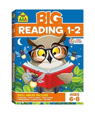 School Zone Big Reading 1-2 Workbook, School Zone