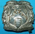 WW2 ERA PRETORIA HIGHLANDERS MILITARY CAP BADGE WORLD WAR II SOUTH AFRICA