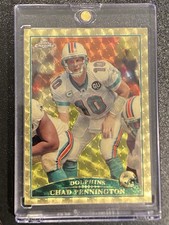 Marketplace image: 2009 Topps Chrome Chad Pennington Superfractor 1/1 Dolphins