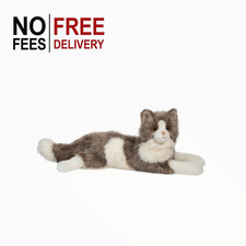 Gretta Gray White Cat Plush Stuffed Animal Toy Kitty D uglas DLux 24"