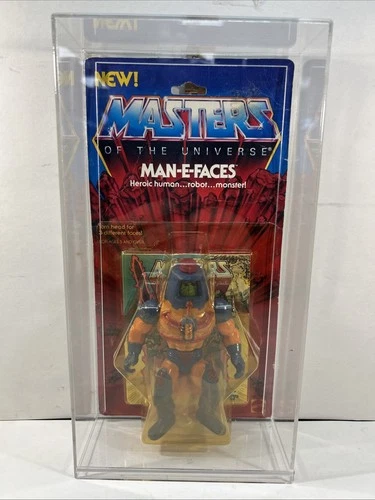 Vtg 80s He-Man MOTU Masters Universe MAN-E-FACES Figure MOC Acrylic