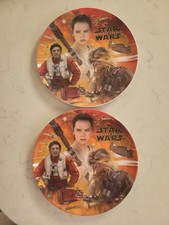 Set Of 2 Star Wars Lucasfilm Plates Melamine By Trudeau 8"