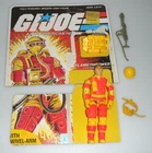 100% Complete 1984 Blowtorch v1 Figure & File Card Vintage G.I. GI Joe 3.75 ARAH