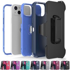 For iPhone 13 Pro Max/13/13 Pro 5G Case Heavy Duty Cover / Belt Clip Holster